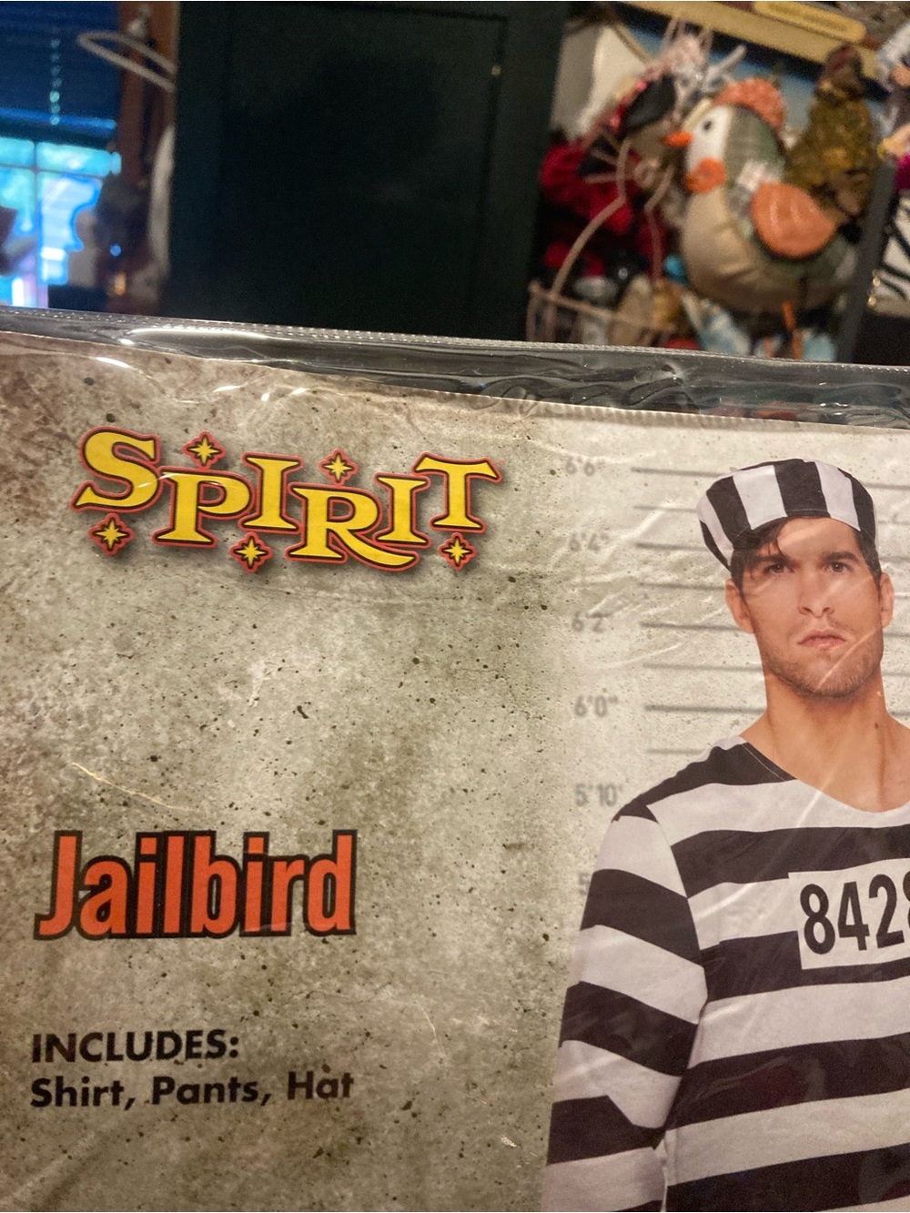 Spirit Jailbird Black & White adult costume/cosplay - Picture 3 of 12